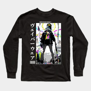 Japanese Anime and Manga Streetwear Urban Girl Long Sleeve T-Shirt